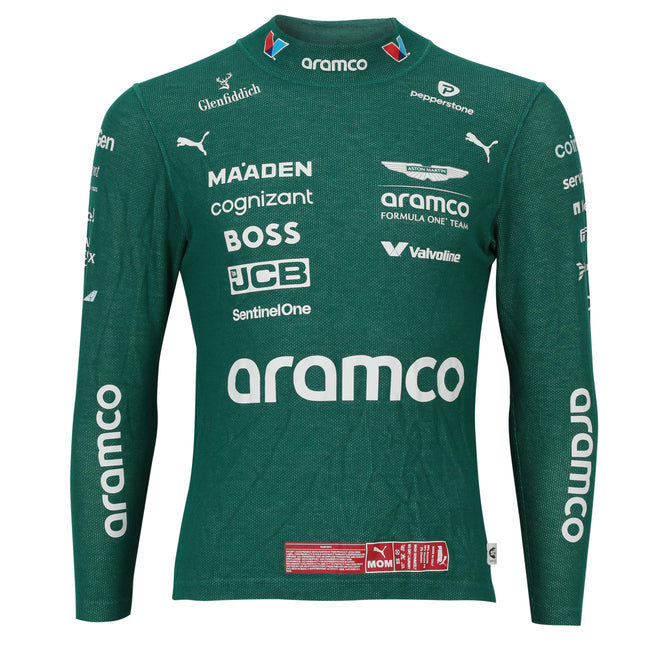LOT 006 - Fernando Alonso 2025 Grand Prix Used Aston Martin Aramco Nomex