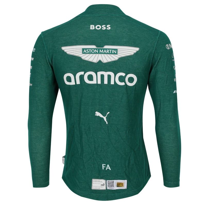 LOT 006 - Fernando Alonso 2025 Grand Prix Used Aston Martin Aramco Nomex