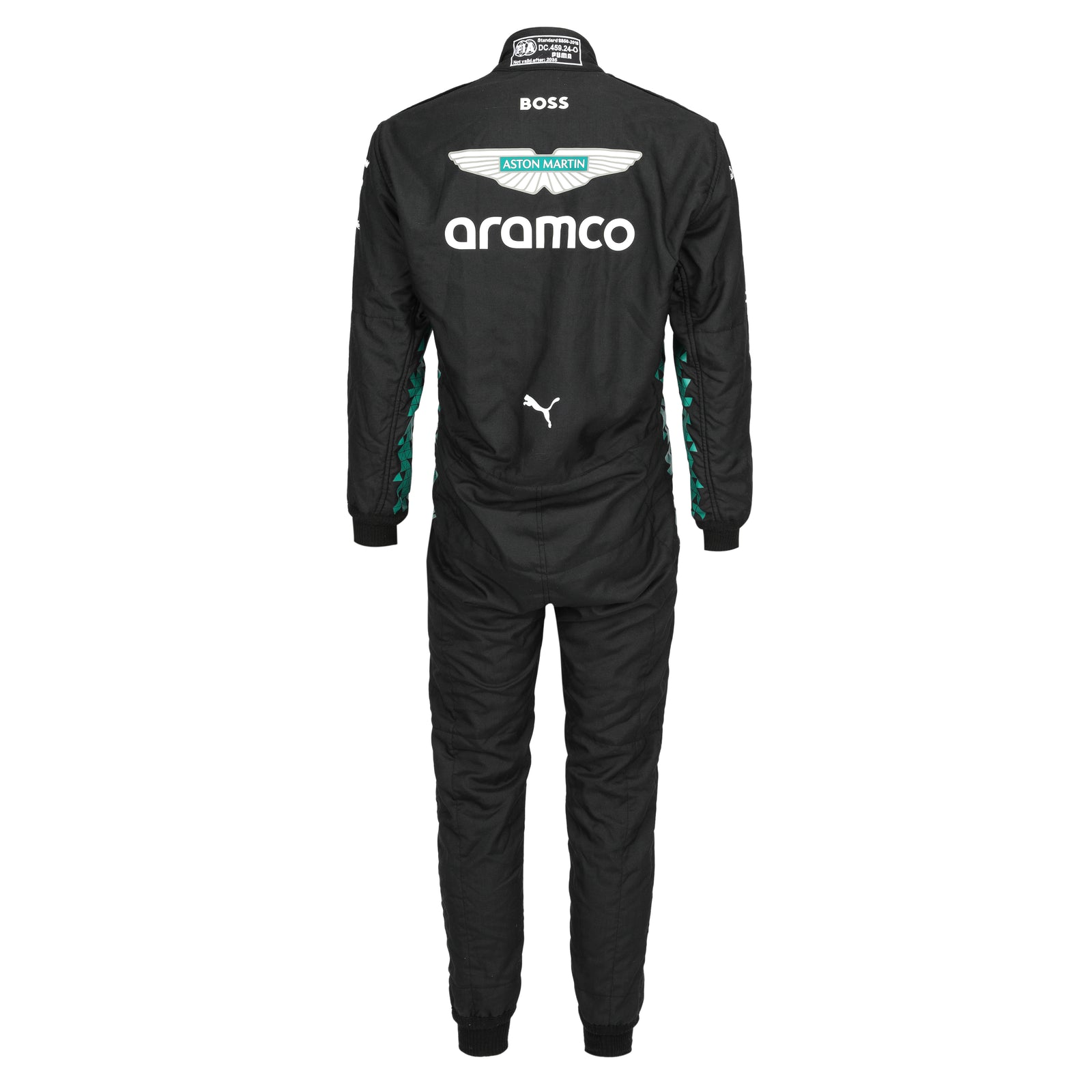 Aston Martin Aramco Formula One Team Fernando Alonso 2025 Austin GP race suit collector display piece