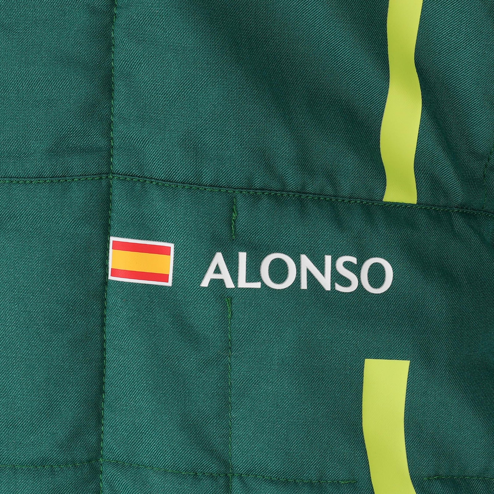 LOT 050 - Fernando Alonso 2025 Grand Prix Used Aston Martin Aramco Race suit