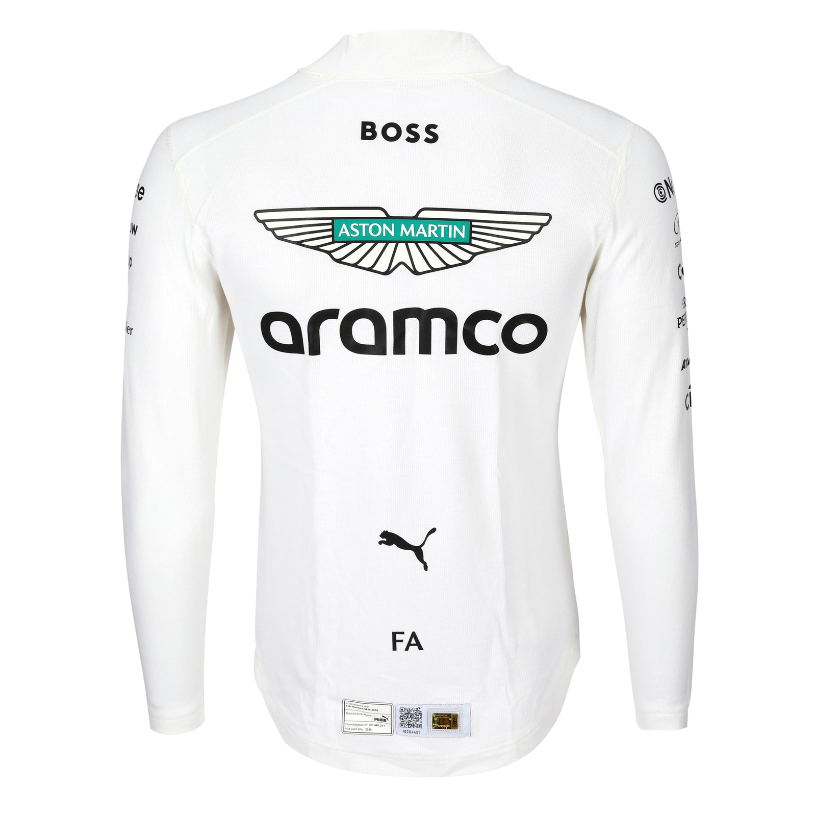 Auction LOT 038 - Fernando Alonso 2025 Aston Martin F1® Team Nomex - Brazilian GP