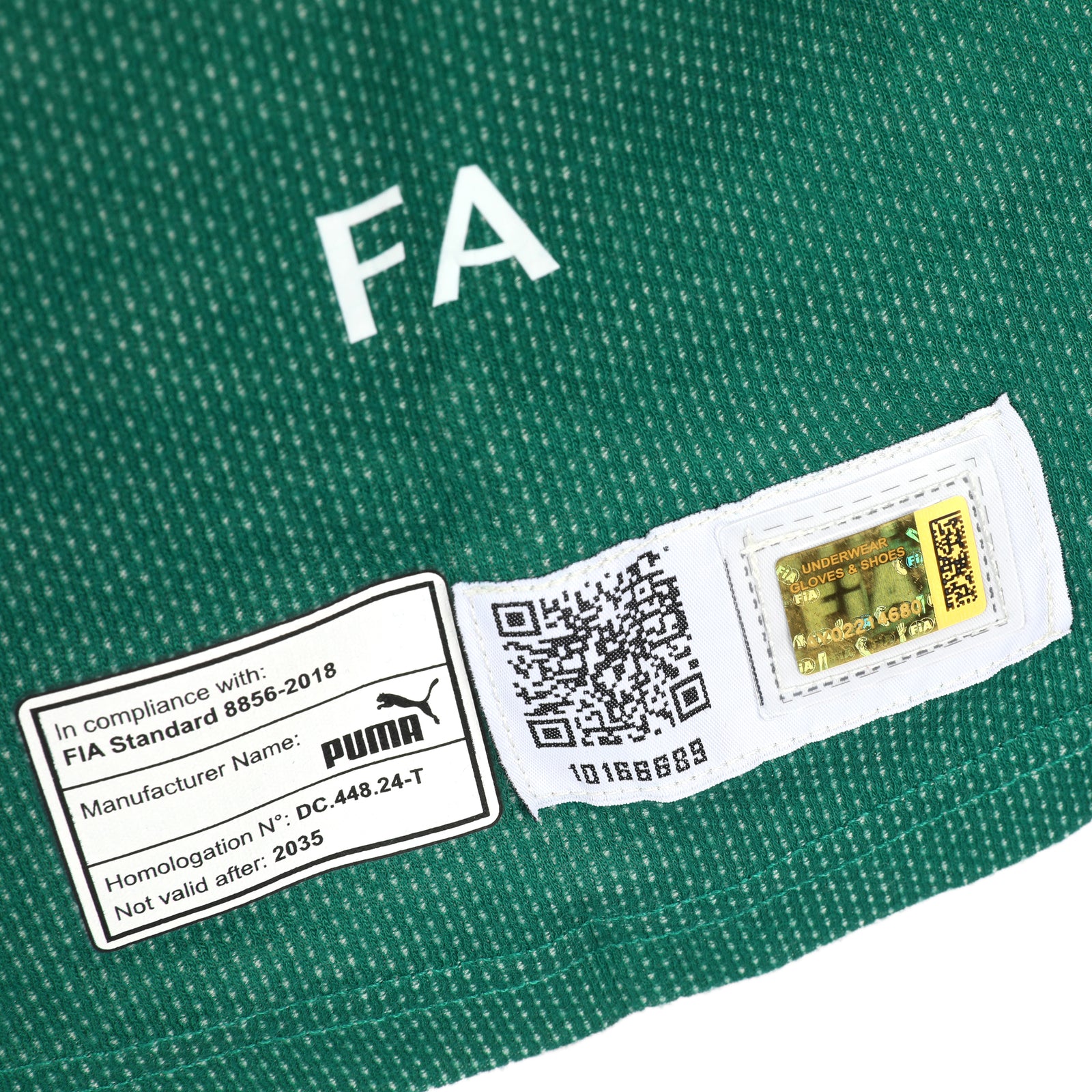 Auction LOT 033 - Fernando Alonso 2025 Aston Martin F1® Team Nomex