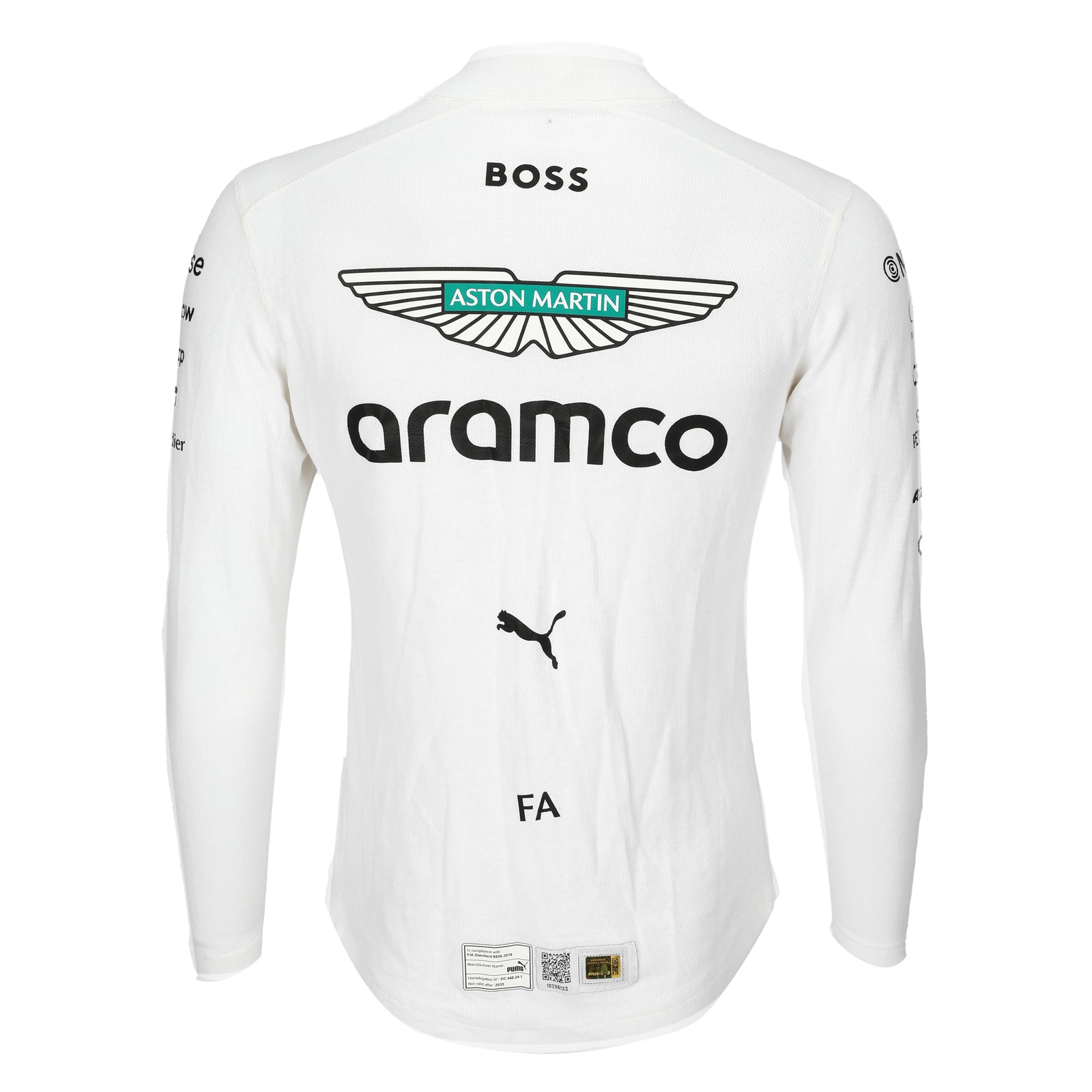 Auction LOT 046 - Fernando Alonso 2025 Aston Martin F1® Team Nomex