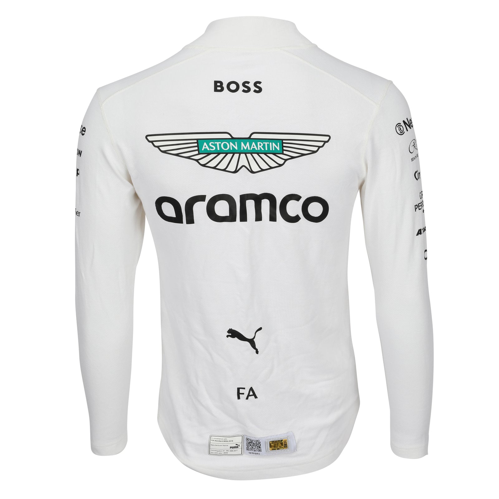 The Silverstone Auction LOT 030 - Fernando Alonso 2025 Aston Martin Aramco Formula One Team Nomex - Canadian GP