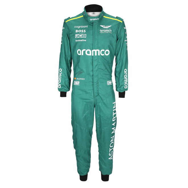 Auction LOT 052 - Fernando Alonso Signed Aston Martin Aramco F1 ® Team 2026 Promotional Race Suit