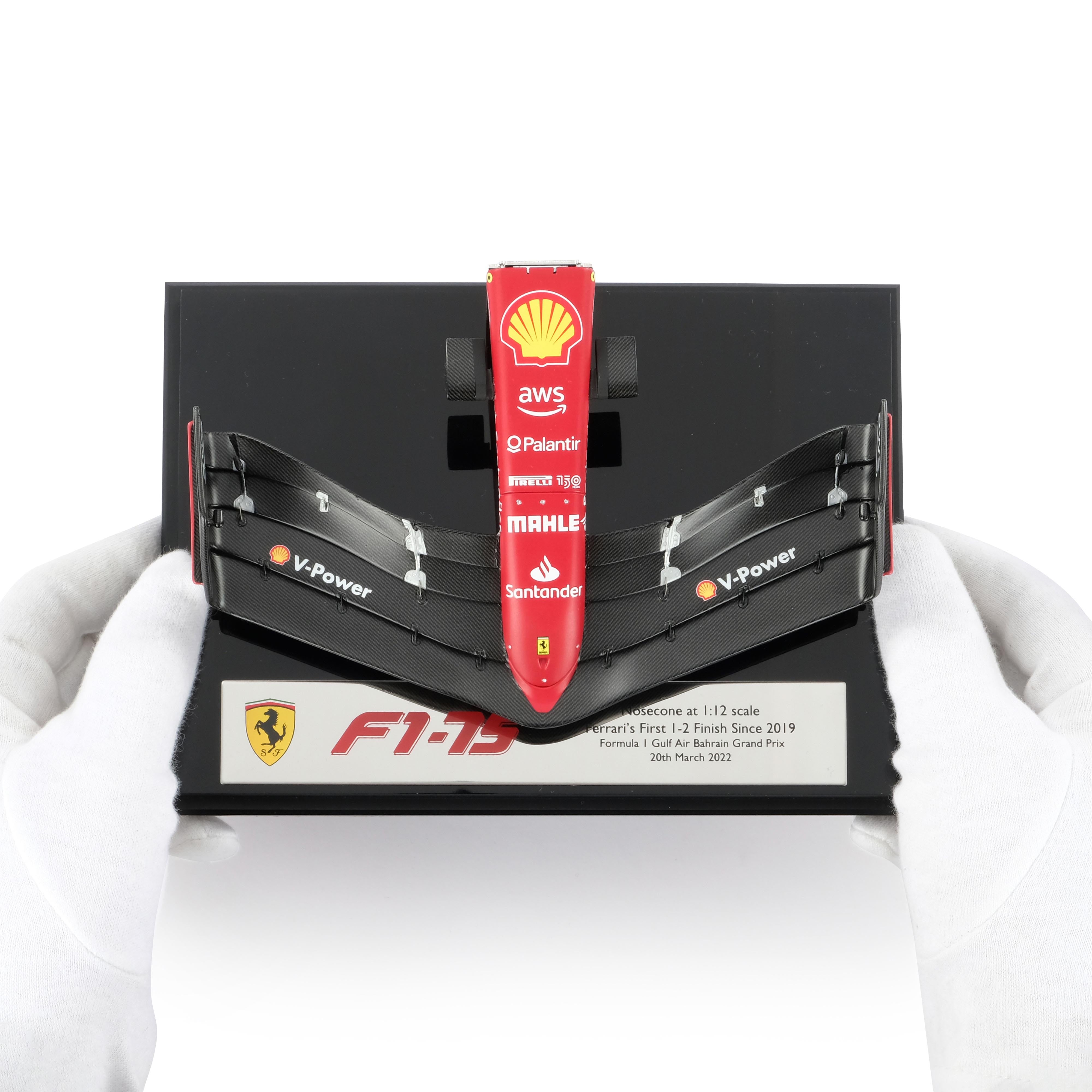 Scuderia Ferrari 2022 F1-75 1:12 Scale Model Nosecone - Bahrain GP