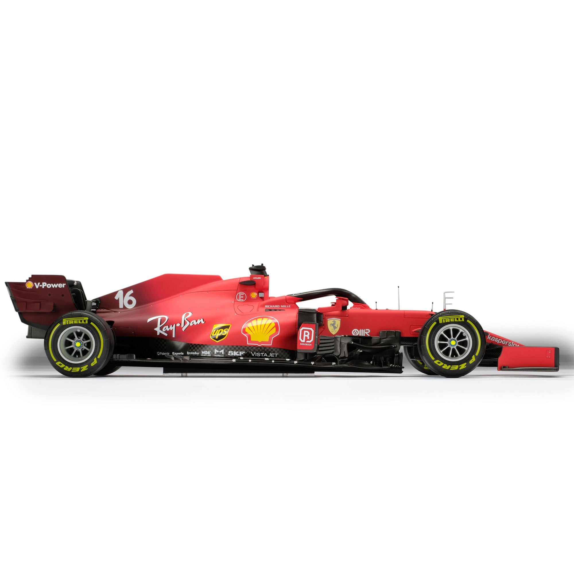 Charles Leclerc 2021 Ferrari SF21 1:8 Scale Model