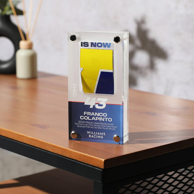 Limited Edition Franco Colapinto 2024 Williams Racing Bodywork in Acrylic - São Paulo GP