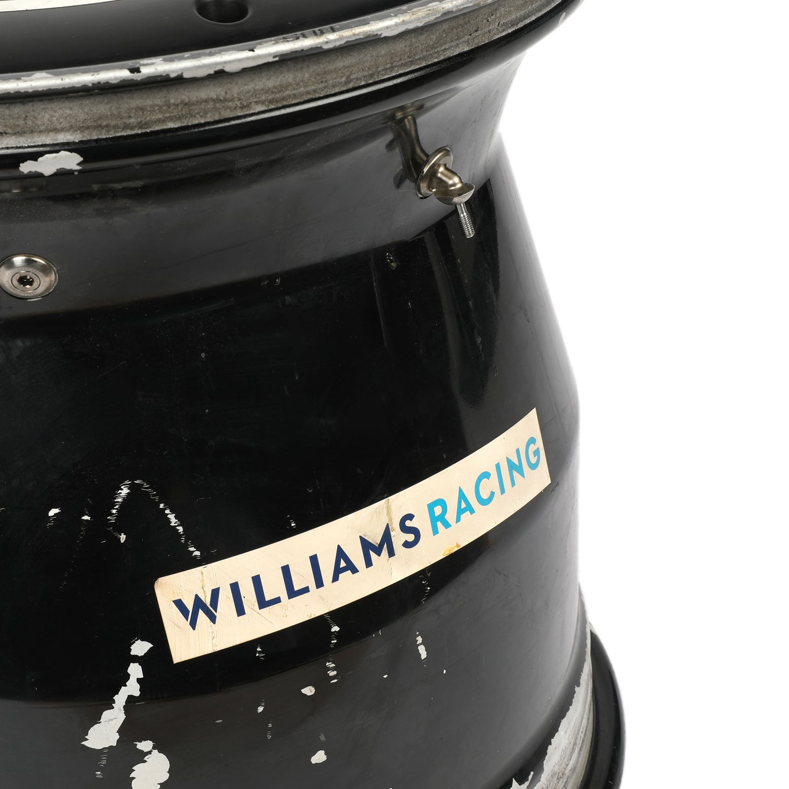 Williams Formula 1 Team rear wheel rim table Franco Colapinto Las Vegas GP authentic furniture piece