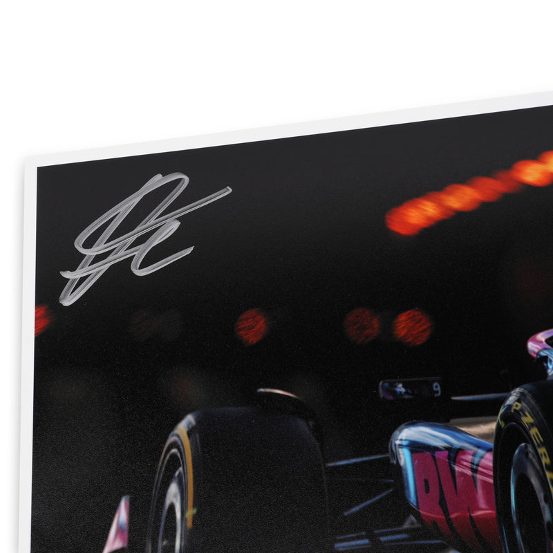 Franco Colapinto 2025 Signed Print - Monaco GP