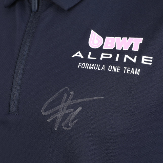 Franco Colapinto 2025 Signed BWT Alpine Formula One® Team Polo Shirt