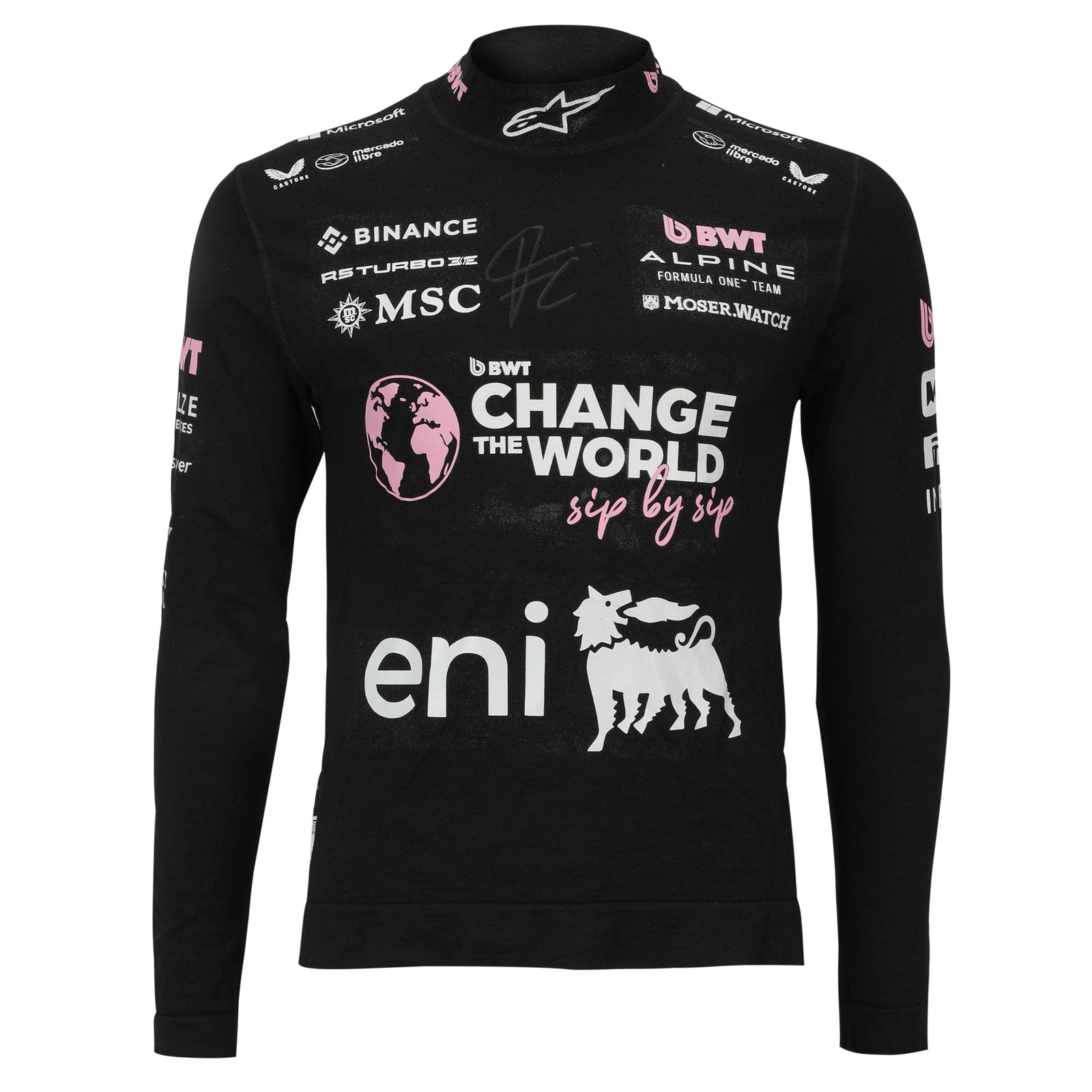 Franco Colapinto Signed 2025 Grand Prix Used Alpine F1 Team Racewear Bundle - Austrian GP