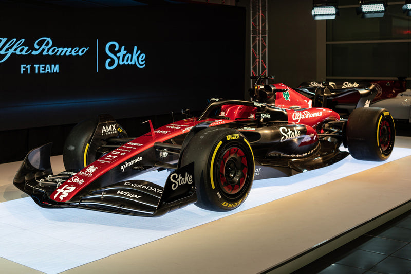 Formula 1-inspired 2023 Alfa Romeo C43 show car, full-size exhibition vehicle for collector display, events and showroom presentation