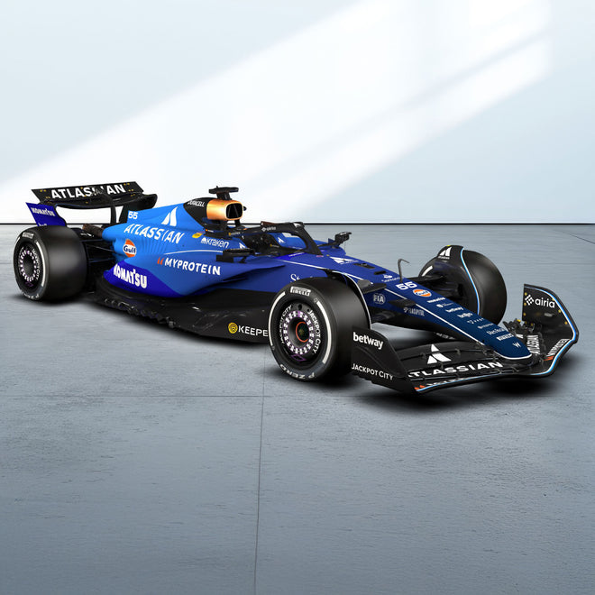 Season Launch LOT 010 - Carlos Sainz 2025 Williams FW47 Show Car - Azerbaijan GP