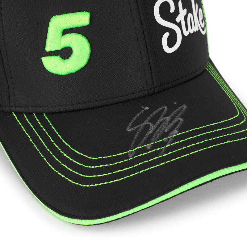 Gabriel Bortoleto 2025 Signed Stake F1 Team Kick Sauber Cap