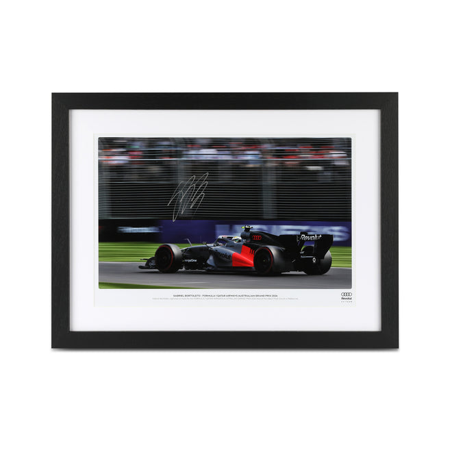 Gabriel Bortoleto 2026 Audi Revolut F1 Team Signed Photo - Australian GP