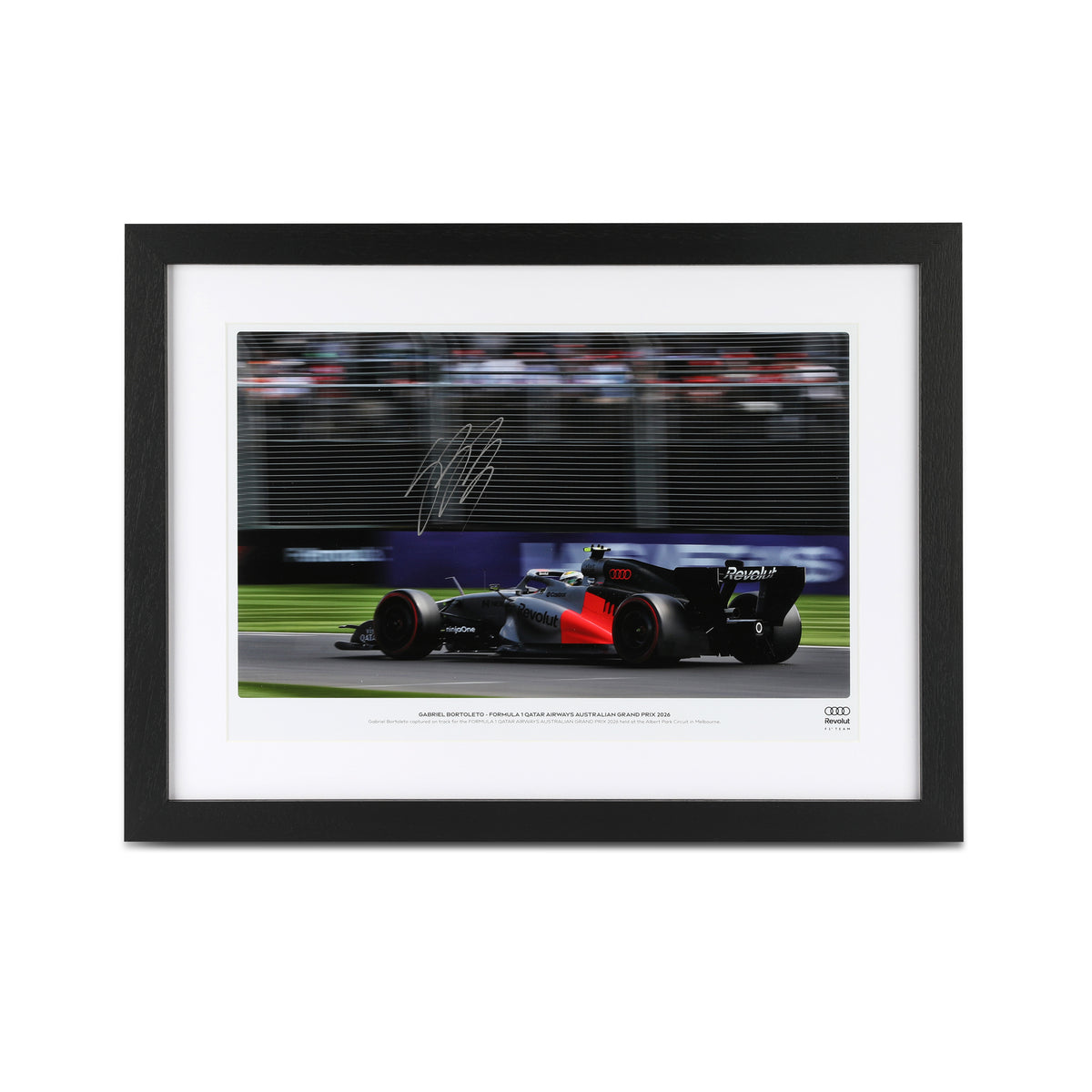 Gabriel Bortoleto 2026 Audi Revolut F1 Team Signed Photo - Australian ...