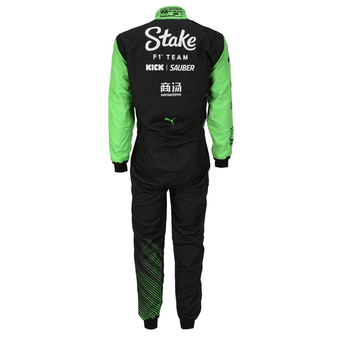 LOT 634 - Gabriel Bortoleto Signed 2025 Grand Prix Used Stake F1 Team Kick Sauber Race Suit