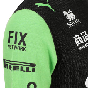 LOT 064 - Gabriel Bortoleto Stake Sauber 2025 Signed Nomex - Green and Black