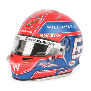 LOT 012 – George Russell 2021 Signed Grand Prix Used Helmet