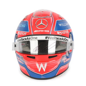 LOT 012 – George Russell 2021 Signed Grand Prix Used Helmet