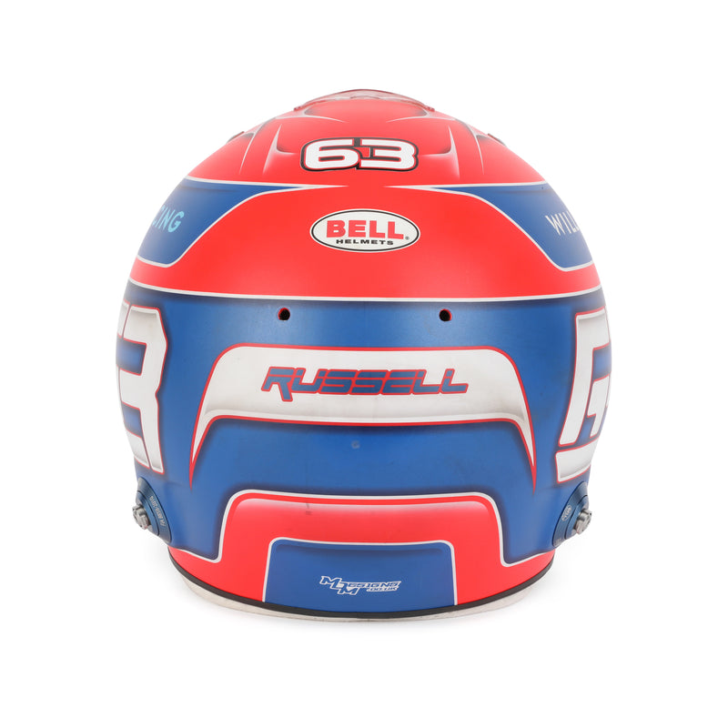 LOT 012 – George Russell 2021 Signed Grand Prix Used Helmet