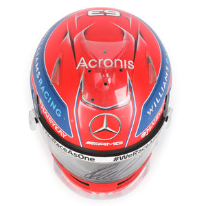 LOT 012 – George Russell 2021 Signed Grand Prix Used Helmet