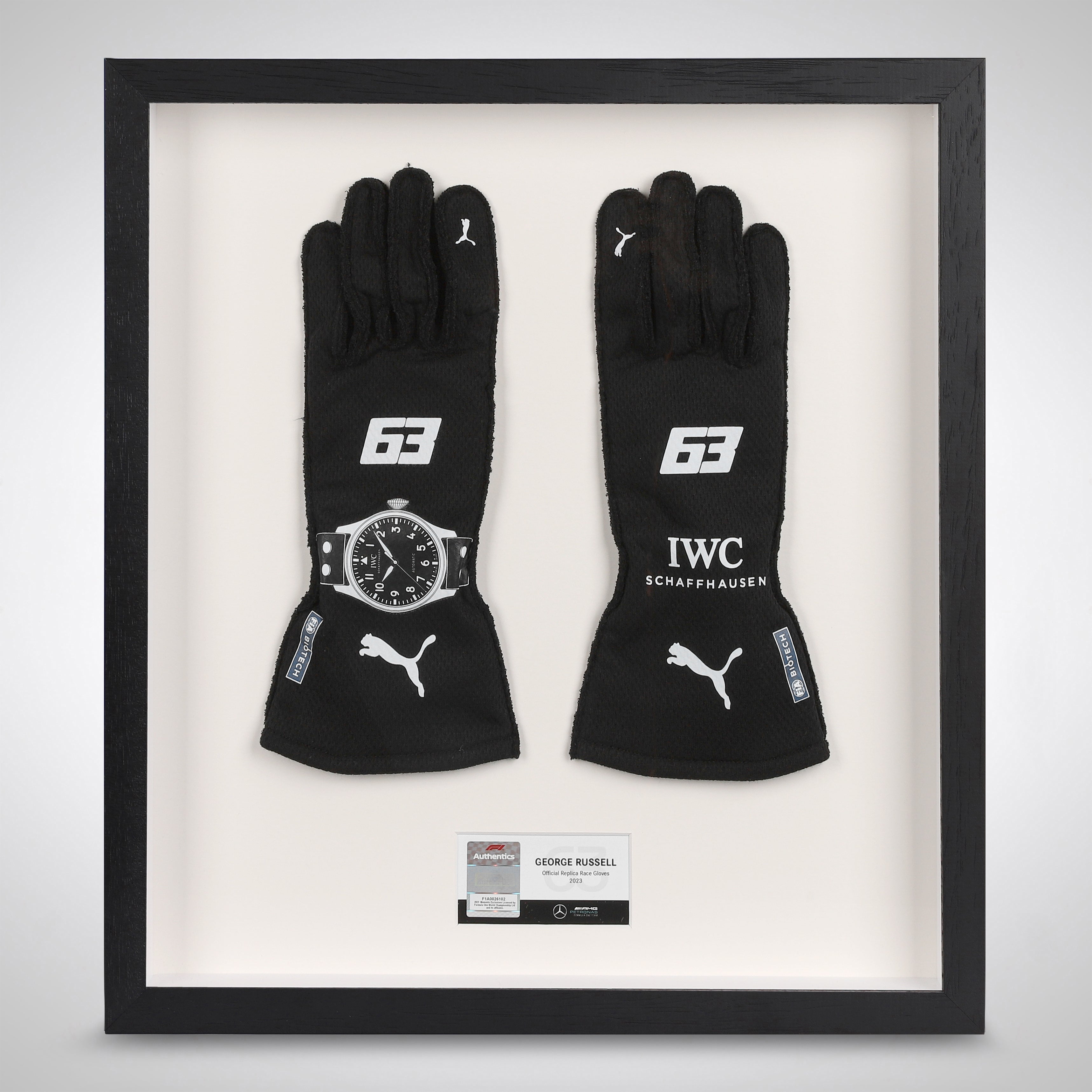 Officially Licensed 2023 Mercedes-AMG Petronas F1 Team Gloves - George Russell Edition