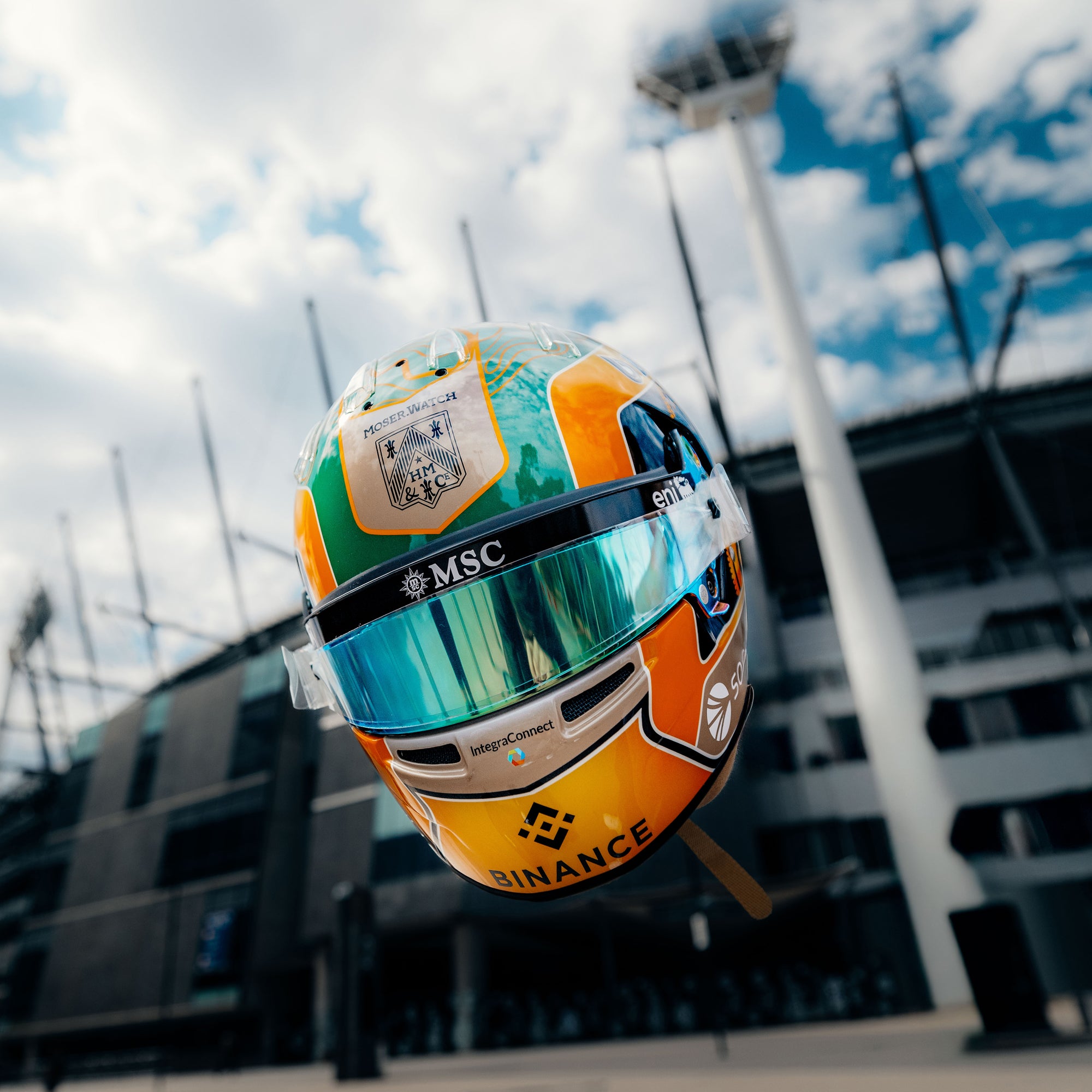 Pierre Gasly 2025 Signed Grand Prix Used Helmet – Australian GP