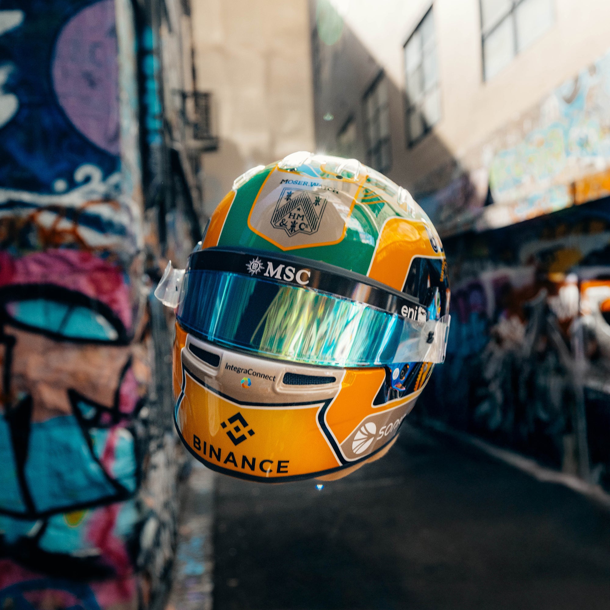 Pierre Gasly 2025 Signed Grand Prix Used Helmet – Australian GP