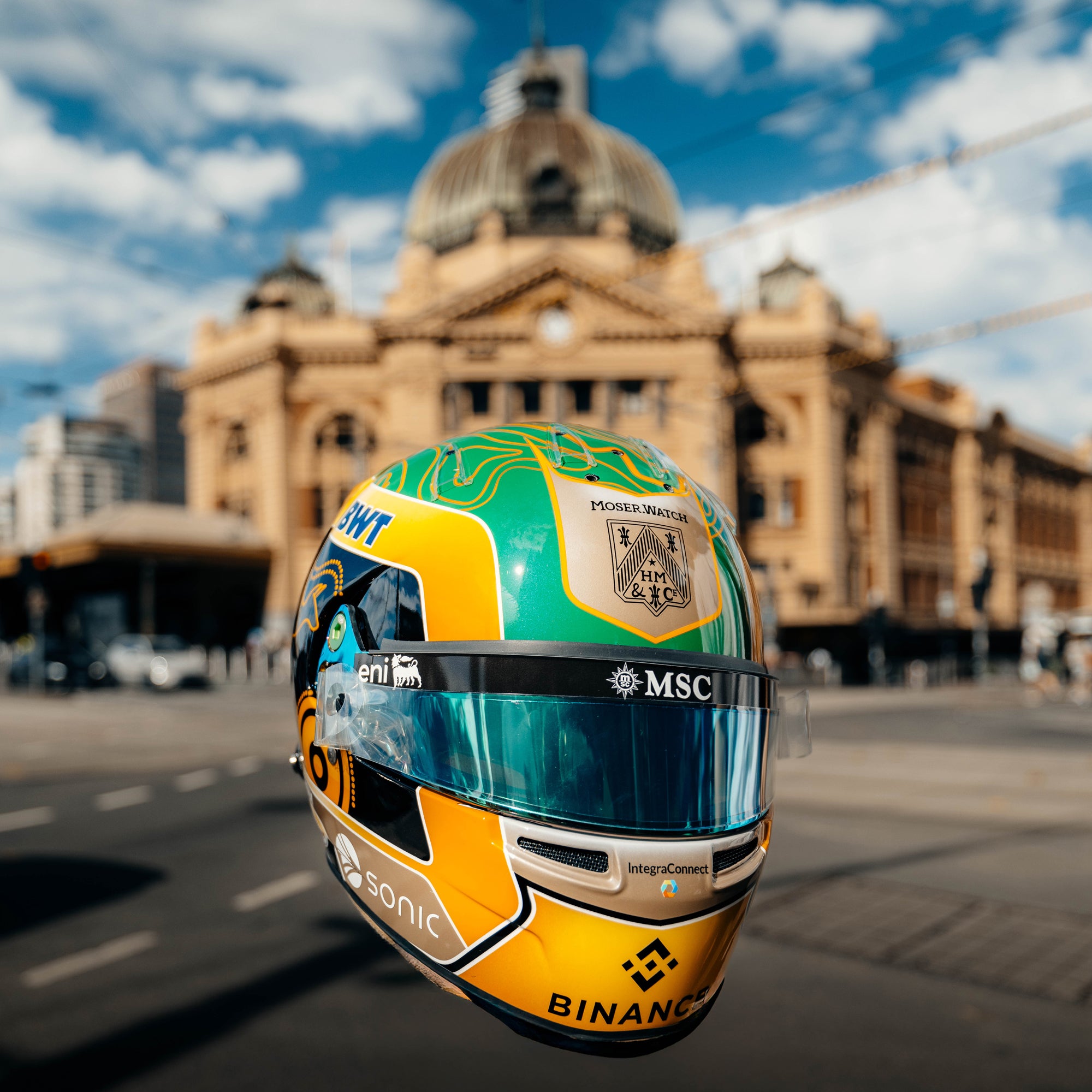 Pierre Gasly 2025 Signed Grand Prix Used Helmet – Australian GP