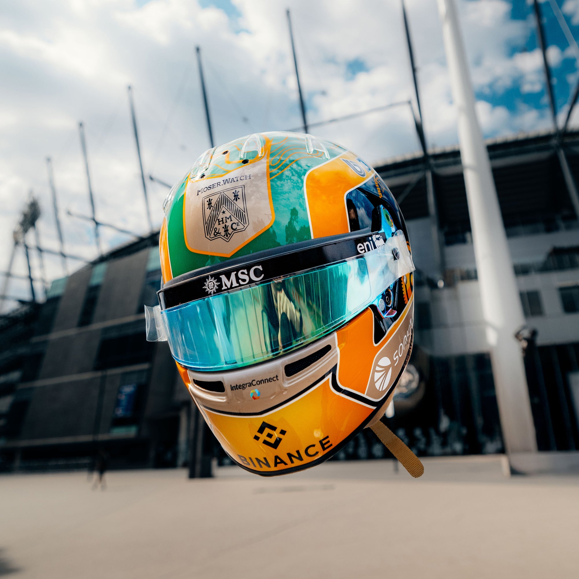 Pierre Gasly 2025 Signed Grand Prix Used Helmet – Australian GP