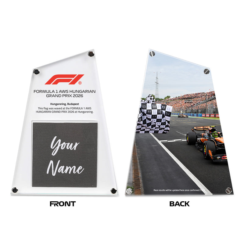 Hungarian GP 2026 - Personalised F1® Flag