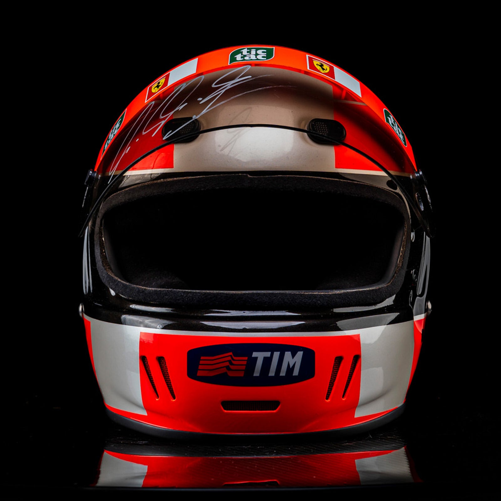 Miami Auction LOT 011 - Michael Schumacher 2000 Ferrari Helmet - Replica Signed 1 Of 30
