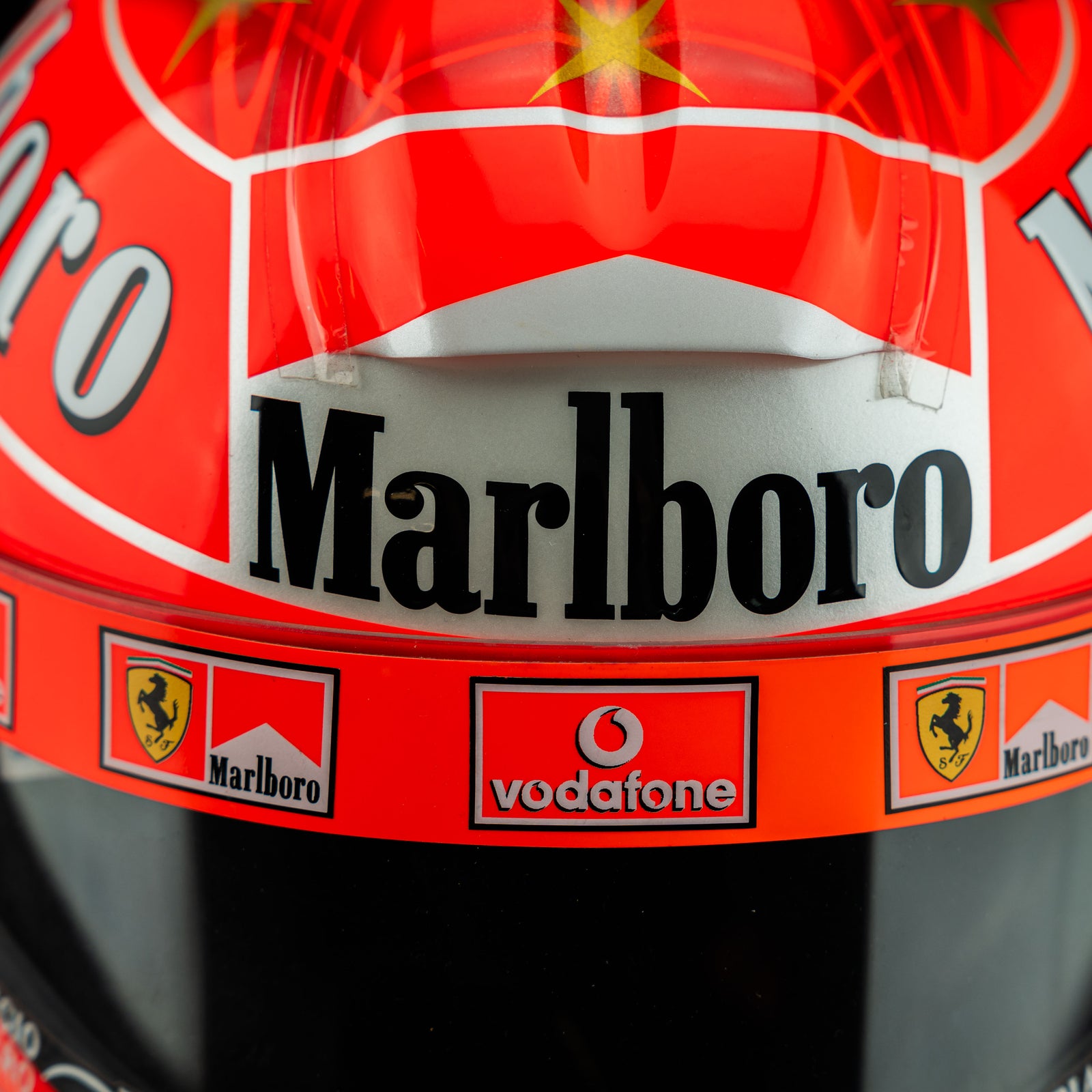 Michael Schumacher 2004 Helmet - Monza Replica Signed with HANS device