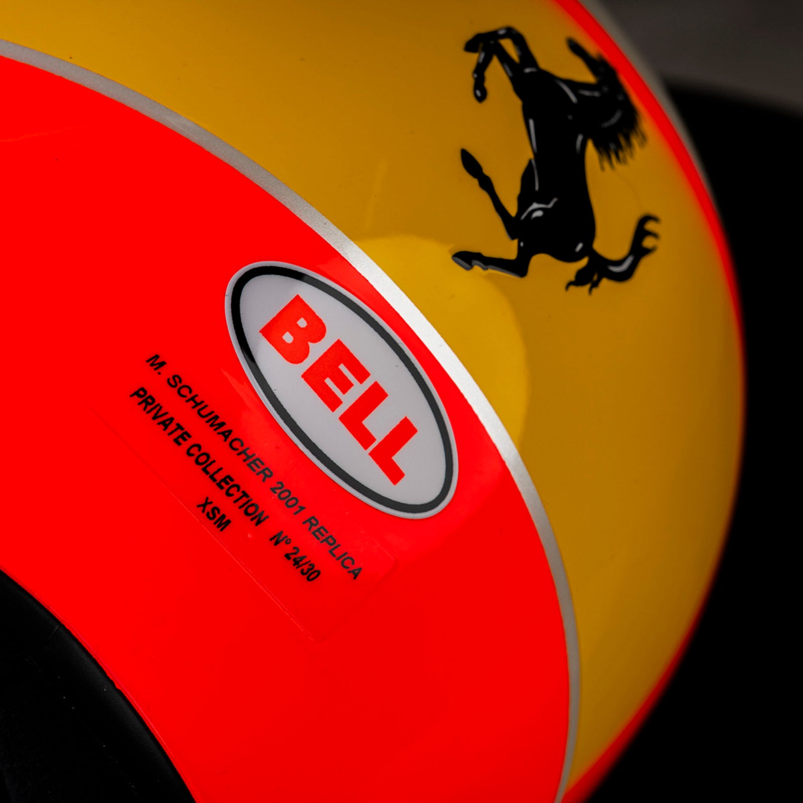 Miami Auction LOT 011 - Michael Schumacher 2000 Ferrari Helmet - Replica Signed 1 Of 30