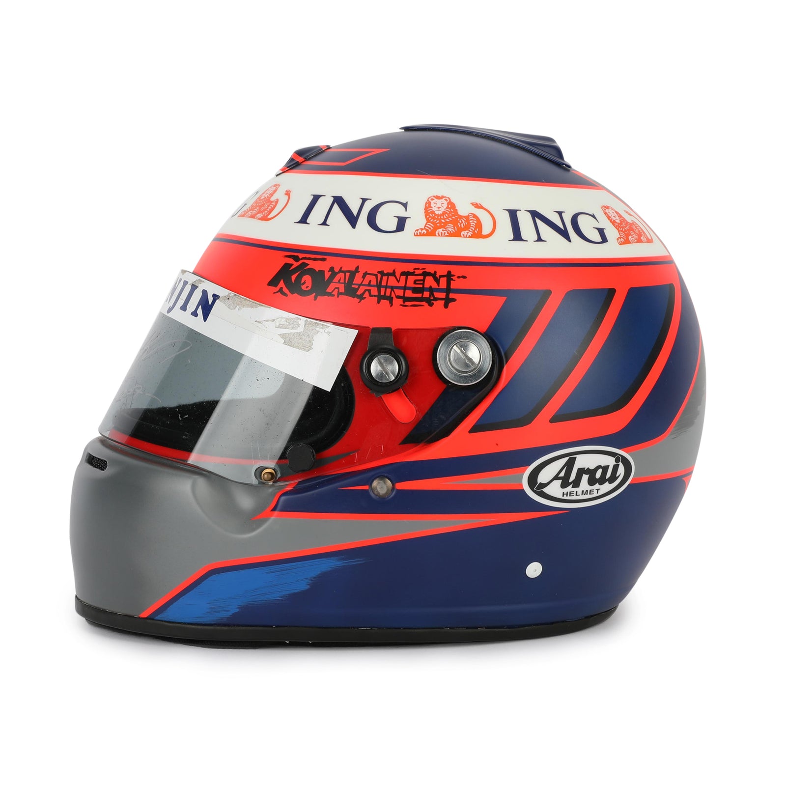 Heikki Kovalinen 2007 Signed Replica 1:1 Helmet