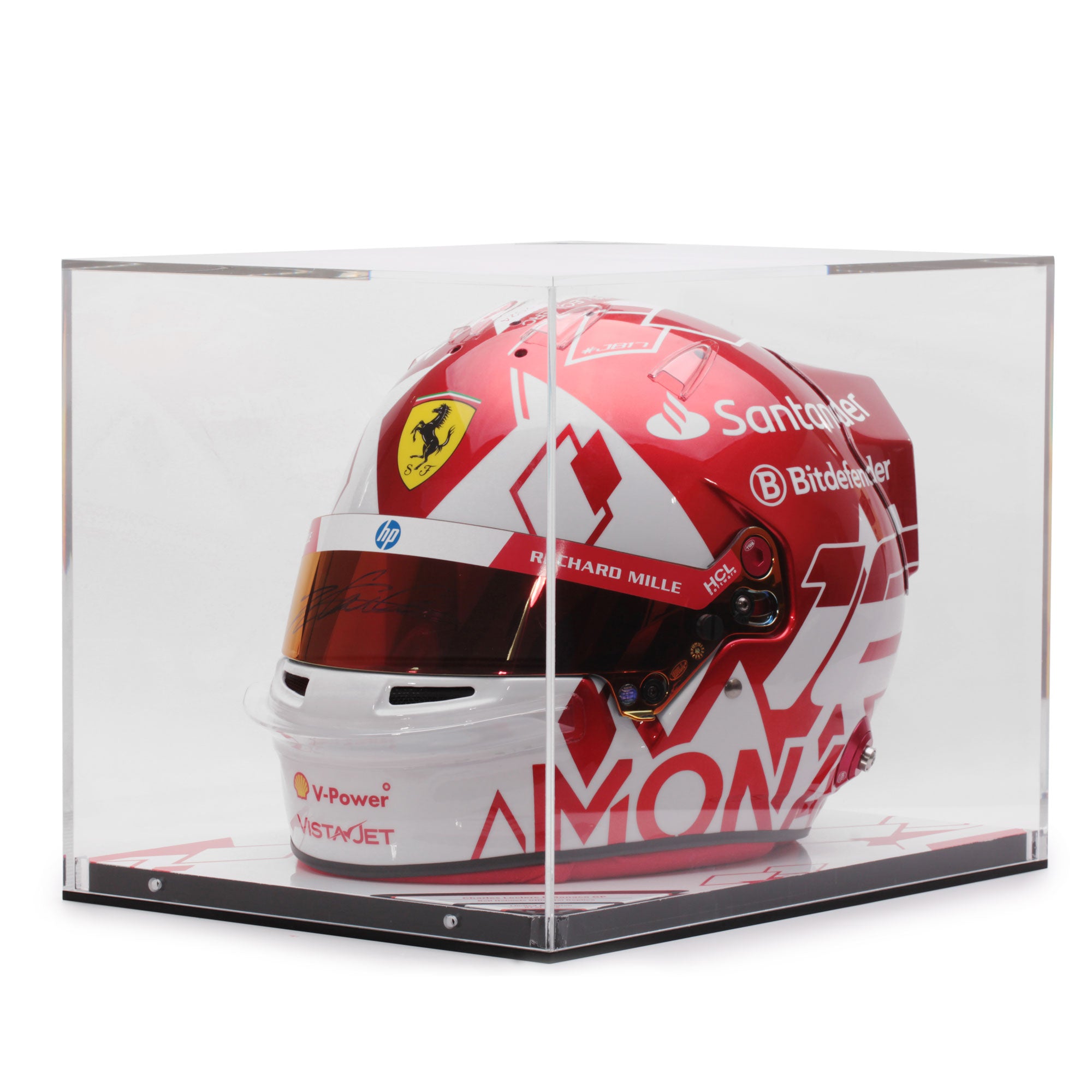 Charles Leclerc 2024 Monaco Grand Prix Signed Official Replica Helmet