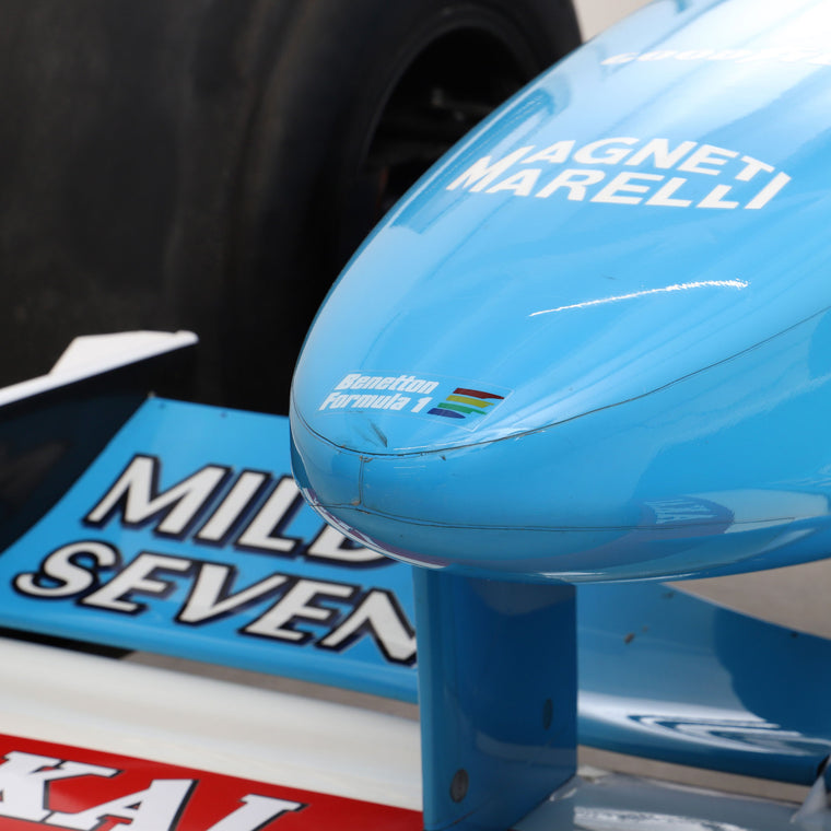 Benetton B198 1998 race car with Judd GV 4.2 engine, premium Formula 1 collector vehicle for showrooms and exhibitions