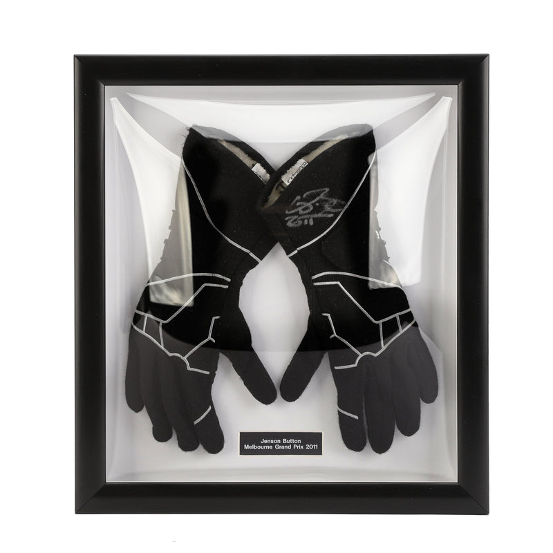 Jenson Button 2011 Signed Race Used Gloves - AUSTRALIAN GP