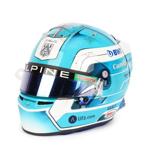LOT 136 - Pierre Gasly Signed 2024 BWT Alpine F1 Team Race Used Helmet - US GP