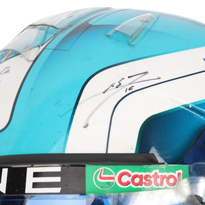 LOT 136 - Pierre Gasly Signed 2024 BWT Alpine F1 Team Race Used Helmet - US GP