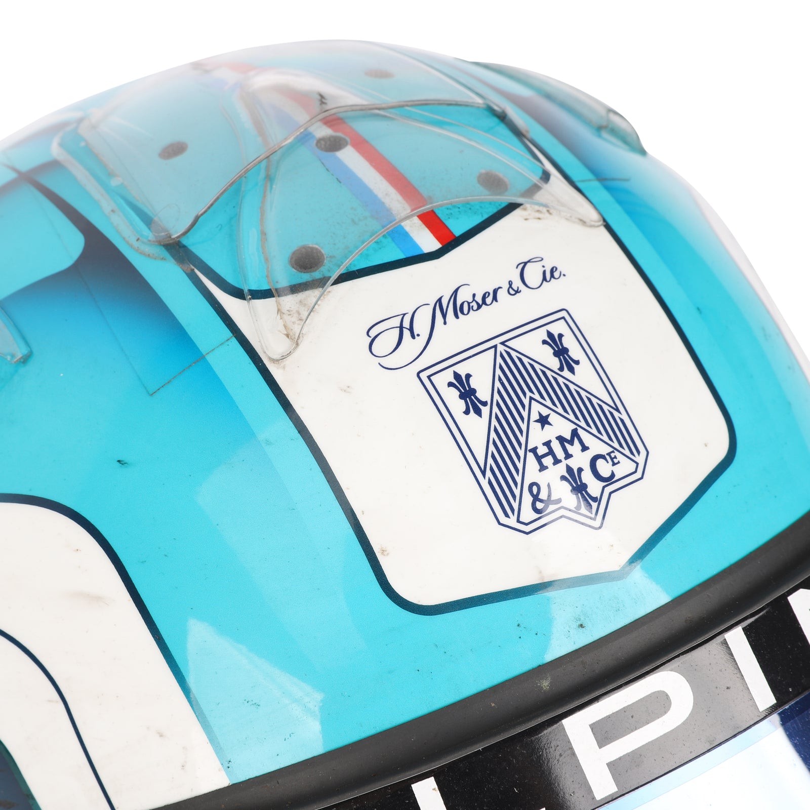 Pierre Gasly Signed 2024 BWT Alpine F1 Team Race Used Helmet - US GP