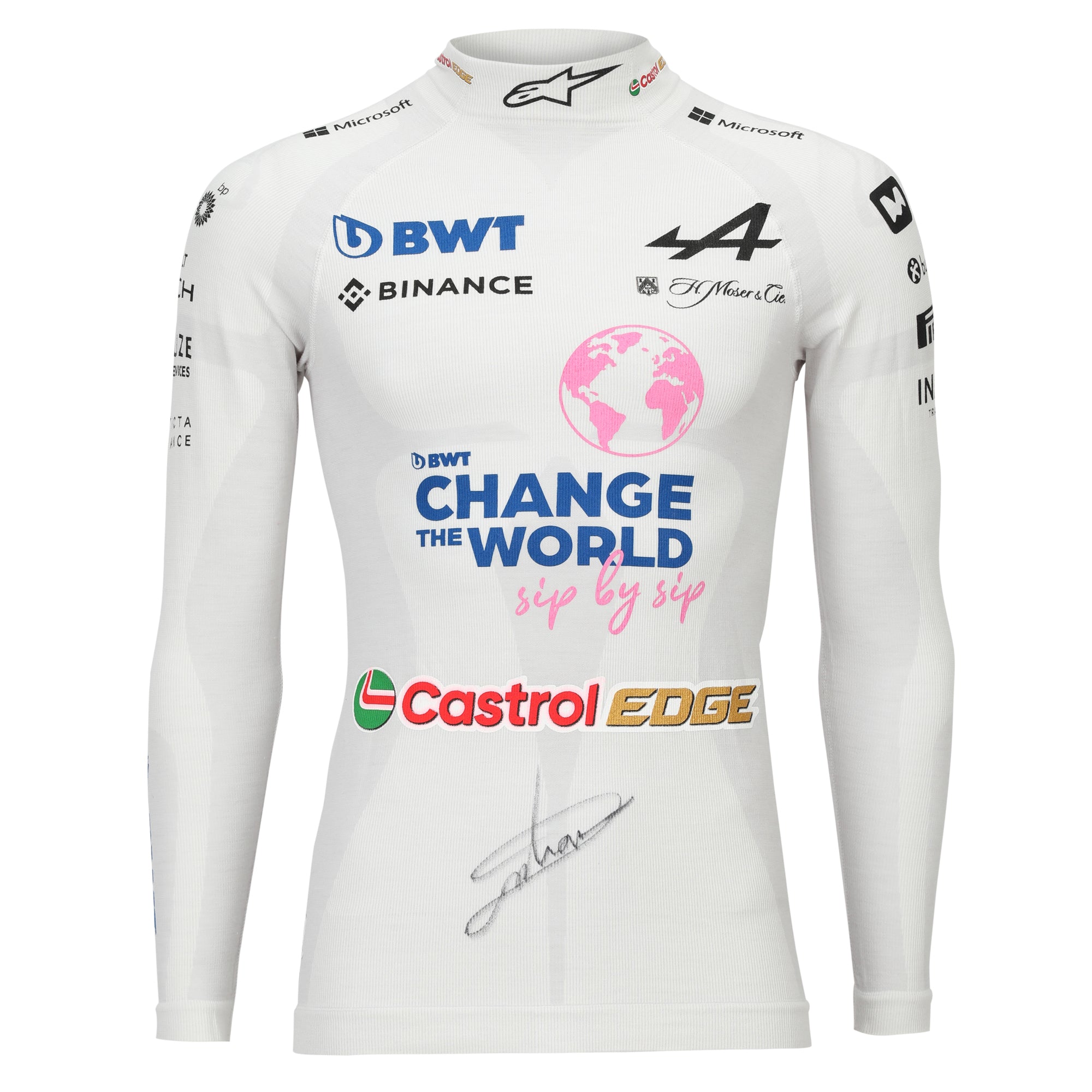 Jack Doohan 2024 Signed BWT Alpine F1® Team Grand Prix Used Nomex – Abu Dhabi GP