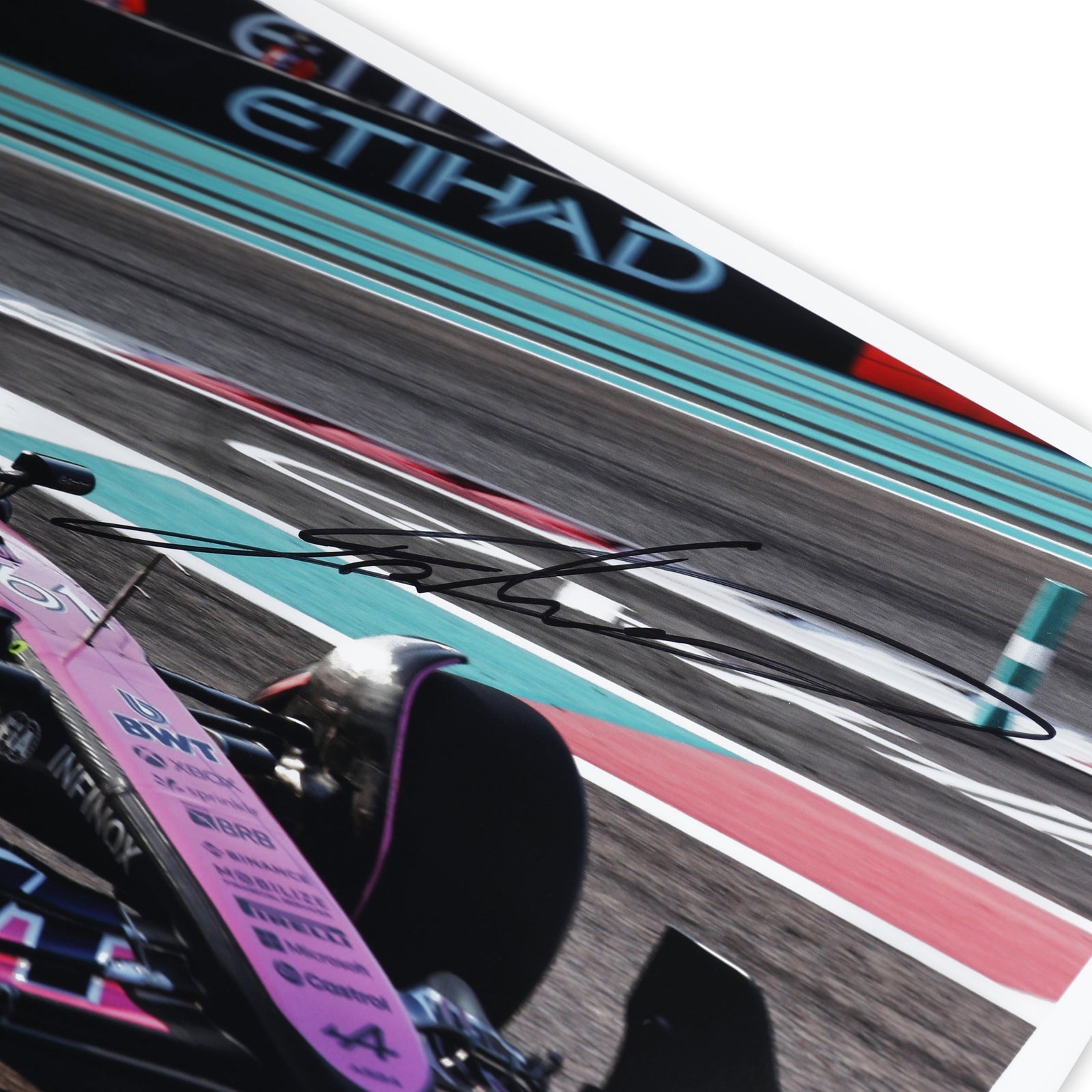 Jack Doohan Signed 2024 BWT Alpine F1 Team Signed Print - Abu Dhabi GP