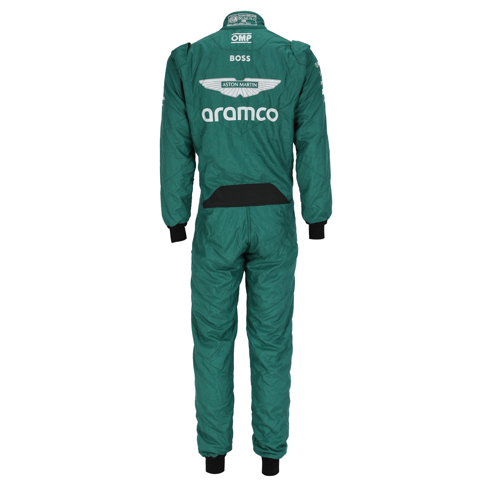 LOT 019 - Jak Crawford 2024 Season Used Aston Martin Aramco Formula One Team Suit