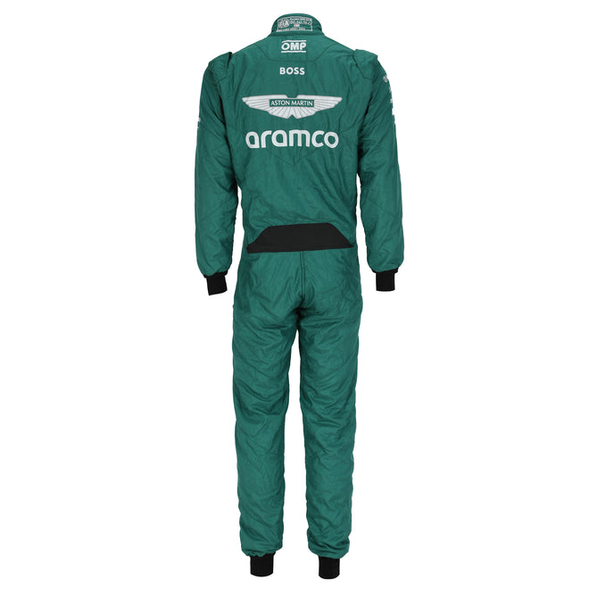 LOT 019 - Jak Crawford 2024 Season Used Aston Martin Aramco Formula One Team Suit