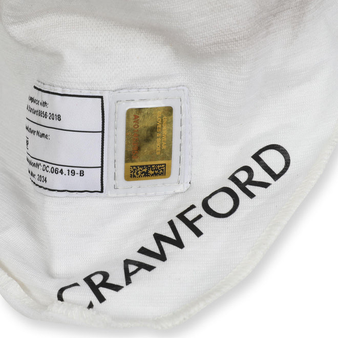 LOT 016 - Jak Crawford 2024 Season Used Aston Martin Aramco Formula One Team Balaclava