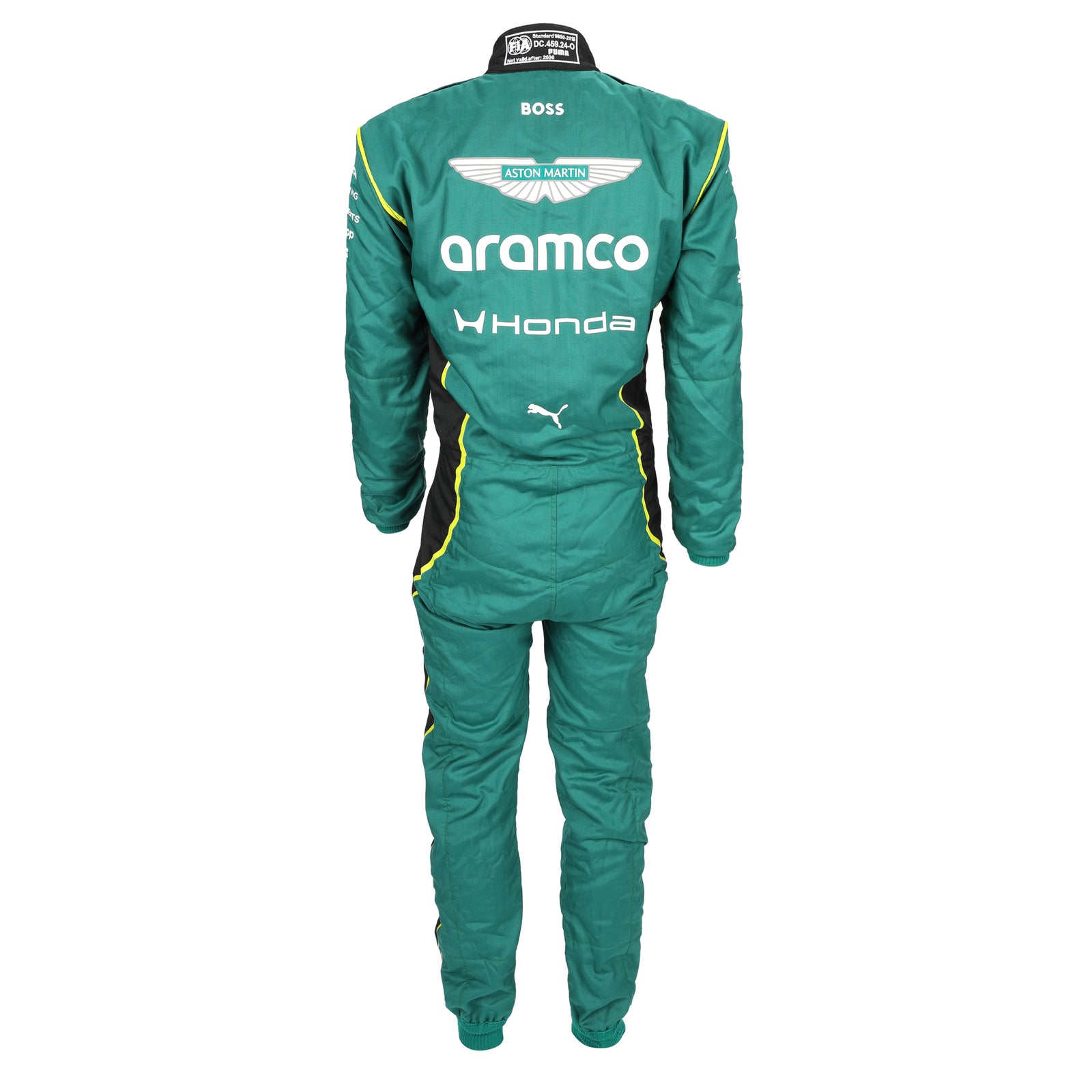 The Silverstone Auction LOT 029 - Jak Crawford 2026 Aston Martin Aramco F1® Team Race-Spec Suit