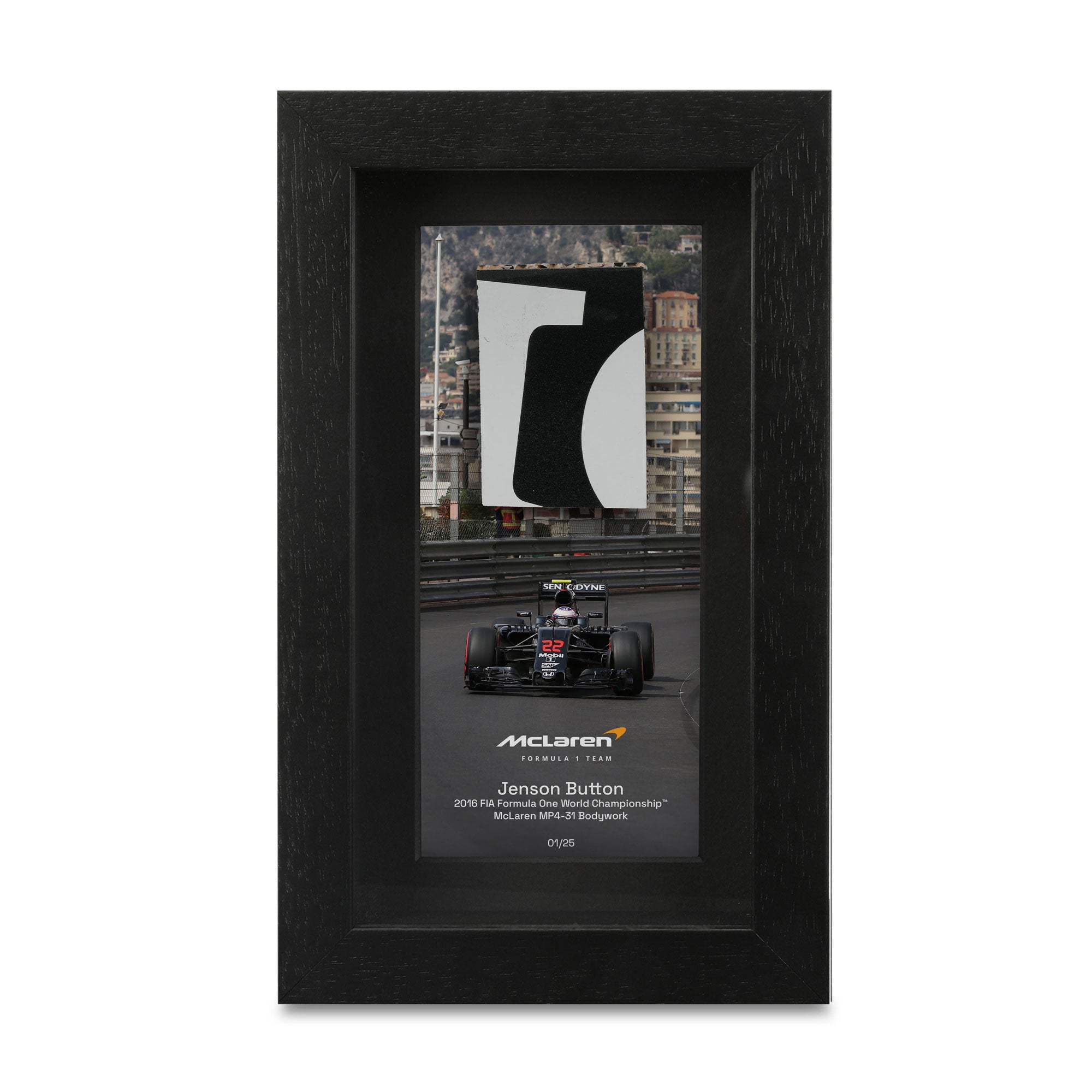 Limited Edition Jenson Button 2016 McLaren F1 Team Desktop Bodywork & Photo